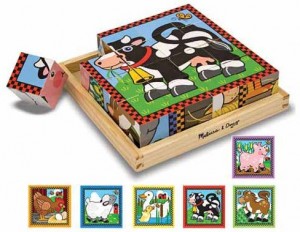 Melissa & Doug Farm Cube Puzzle
